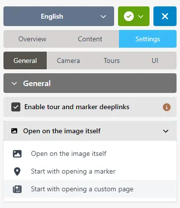 Custom page buttons